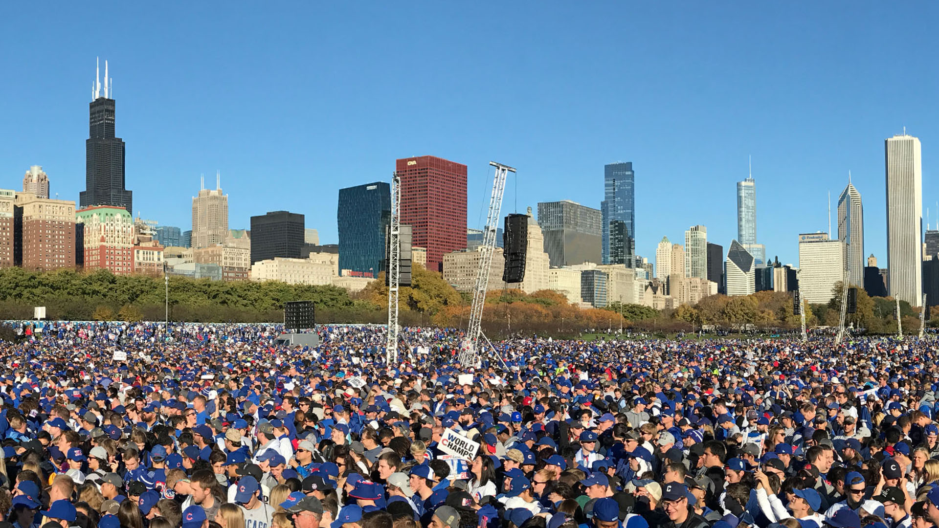 OTD: Cubs celebrate 2016 World Series Championship with parade and rally –  NBC Sports Chicago