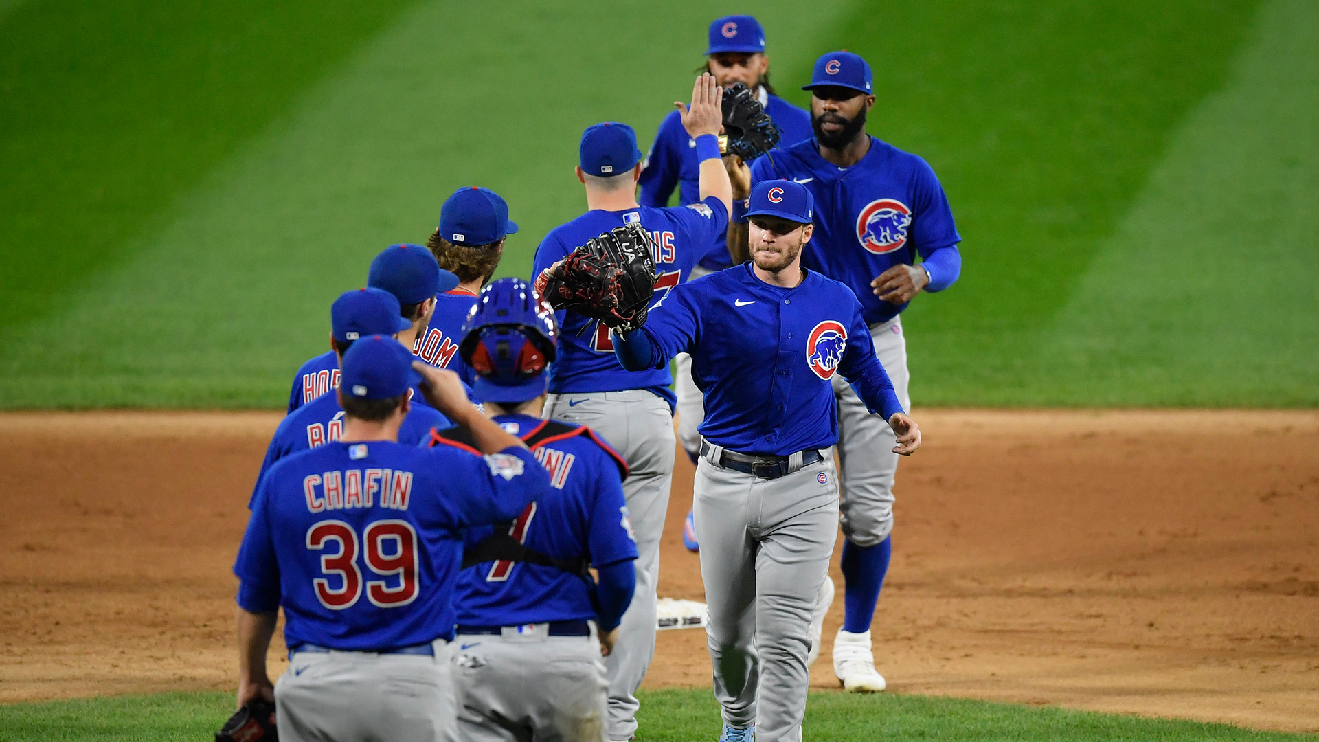 David ROss,CHC and fans//Oct 30,2016 World Series Game 5 v CLE