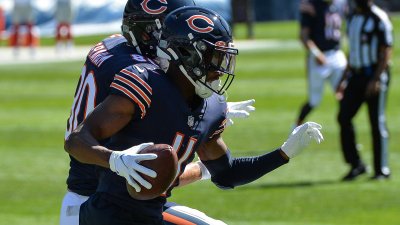 Darnell Mooney enjoys 1st career TD catch – NBC Sports Chicago