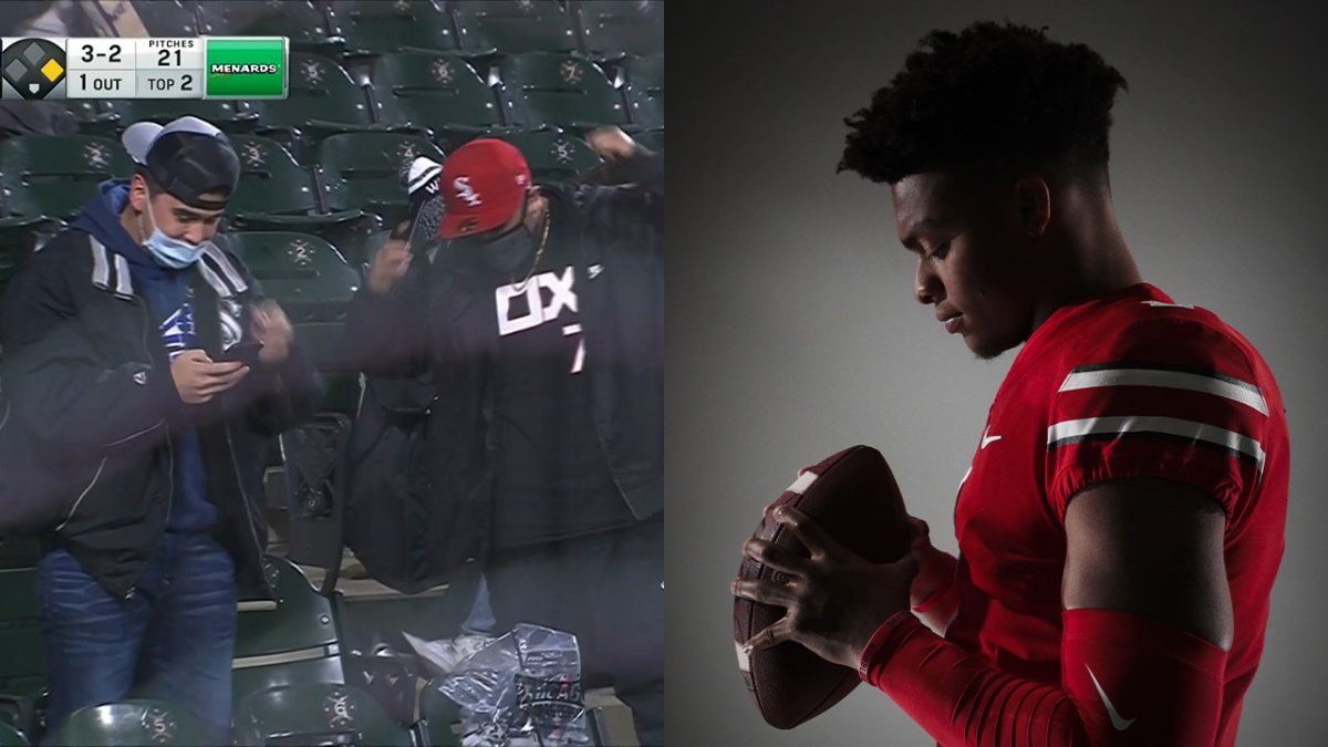 Justin Fields loves showing off Chicago White Sox love